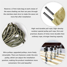 Retractable Canopy Outdoor Wave Sun Shade ，Sliding Wave Shade Sail，for Pergola Patio Deck Yard Gazebo Outdoor((WxL) 1x2m)(Khaki,1.5x6m)