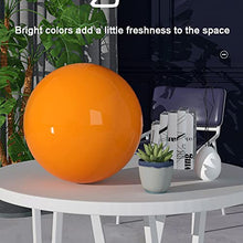 mirror finish garden ball,gazing balls, Garden Gazing Ball,Orange Gazing Ball,Stainless Steel Hollow Ball,Reflective Smooth Sphere for Garden Ornament,Size Optional (Color : Orange) ( Color : Orange