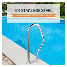 Pool Handrail Pool Stair Rail Pool Railings Pool Safety Hand Rail, Pool Railing, 304 Stainless Steel Kit, Silver, Rustproof Pool Handrail(1 - pcs)