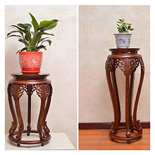 ZOCWJK Plant Stand Vase Display Stands Wooden Vase Base, Display Stand Flower Shelf Elm Flower Shelf Floor-Standing Living Room Shelf Chinese Antique Shelf,C