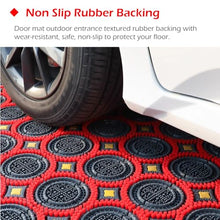 GTPBAO Heavy Duty Front Door Mat Outside Entrance, Slip-Resistant Patchwork mats for Foyer Market Patio Garage, Green(180x360cm/70.9x142in)
