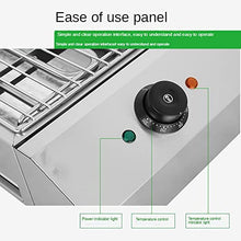 2600W Electric BBQ Grill Commercial and Home Use Countertop Stainless Steel Barbecue Griddle Portable Cooking Oven,