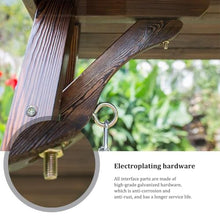 Porch Swing with Frame, Patio Hanging Swing & Stand