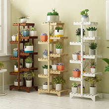 WZWTYSM flower standWooden Plant Holder Flower Pot Holder Container Shelf Plant Accessories Indoor Outdoor Balcony Garden Decoration Plants Flower Shelf Brown