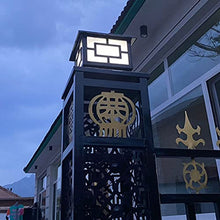 VELLOW Post Light Fixtures,Outdoor Waterproof IP55 Stigma Lamps,E27 Pedestal Gate Bollard Pillar Light,Aluminium Lampshade Column Cap Lamp,Decorations Landscape Lighting for Patio Porch Railing