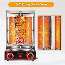 MNSRRN Automatic Rotary Barbecue, Gas Barbecue Electric Oven Turkish Kebab Machine, Shawarma Barbecue Machine Barbecue Oven