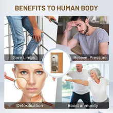 HOSAUNA Far Infrared Sauna 1-Person Canadian Hemlock Wood Indoor Spa 800W