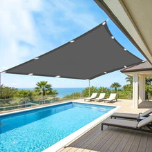 22x40 FT Outdoor Waterproof Rectangle Sun Shade Sail for Patio/Pool UV Protection Canopy Pergola Shade Cover