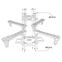 QWinOut DIY FPV Drone Quadcopter Kit with PX4 Flight Control & AT10 Transmitter