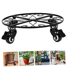 YYBOES Plant Pot Stand with Wheels Flowerpot Dolly Flowerpot Stand with Caster Indoor Plant Dolly Rolling Plant Stand Plant Base with Wheels Rolling Plant Tray Movable Plant Stand
