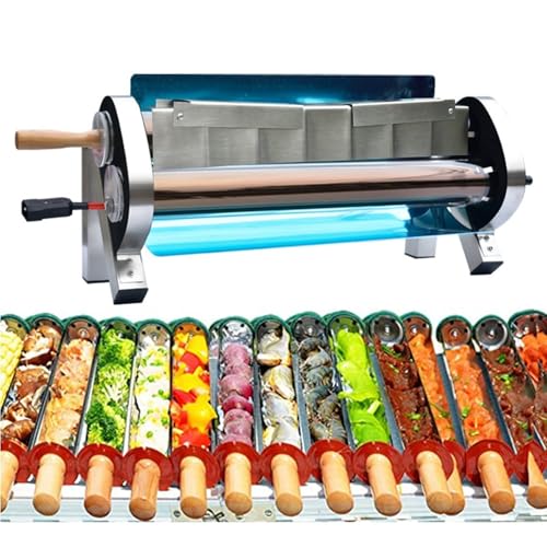 Solar Powered Camping Grill, Portable Solar Cooker, 2.6L Large Capacity Outdoor Barbecue Grill, Clean Energy Double Tube Solar Oven for Camping & Hiking (Light + Electricity + Carbon)