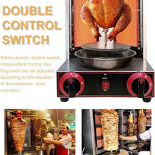 guoyjmm Shawarma Machine, Vertical Rotisserie Doner Kebab Machine for Commercial, Home Kitchen, Indoor & Outdoor Usage, Energy Saving Chicken Rotisserie Machine