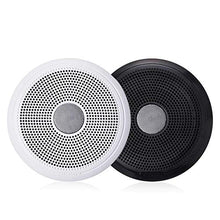 Fusion Entertainment Marine Receiver with 2 Pairs of XS-F65CWB 6.5" Coax Speakers Black and White