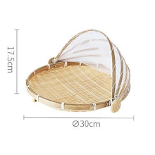 AFPSDLFJDLS Ood Tent Basket Tray Fruit Vegetable Bread Storage Outdoor Picnic Mesh Net Cover ​