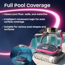 BWT myPOOL Luna Robotic Pool Cleaner for In-Ground Pools, Cleans Floor, Walls & Waterline, App Control, 3 Cleaning Cycles (1.5–2.5 hrs), Powerful 5,000 GPH Suction, 59ft Cable
