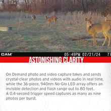 Stealth Cam 40MP Deceptor Max Cellular Trail Camera Bundle with Solar Power Panel, 32GB Memory Card, and Card Reader