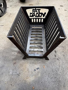 Fat Daddy Smokers Universal Charcoal Basket for Outdoor BBQ Smokers, Heavy-Duty 1/4" Steel, 11.5" x 9" x 15.25", 20 lbs
