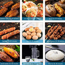 Dntum Solar Powered Grill,Solar Cooker,Field Vacuum Tube Grill,Smokeless Environmental Protection BBQ Grill Indoor Outdoor,The Temperature Can Reach 120-330 Degrees Celsius