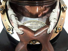 NauticalMart US Navy Antique Divers Diving Helmet Reproduction Brown