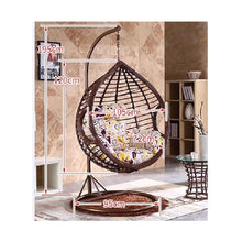 XJOYSL7921 Rattan Chair Balcony Chairs Swings Household Indoor Swings Hammocks Outdoor Single Person Rocking Chairs Modern Accent Chair for Living Room