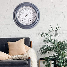 Glass Barometer,Outdoor Temperature Gauge,Traditional Barometer Analog Weather Station,Weather Barometer,Barometer Thermometer Hygrometer