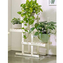 ZOCWJK Plant standHome Decoration Flower Stand, Balcony Solid Wood Flower Stand Multilayer Indoor Solid Wood Flower Shelf Living Room Floor Flower Pot Rack Shelf Display Stand,