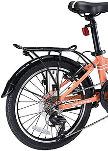 ZiZZO Forte Heavy Duty Folding Bike Coral