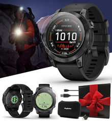 PlayBetter Garmin epix Pro (Gen 2) GPS Outdoor Watch Slate Gray/Black - 47mm Gift Box Bundle
