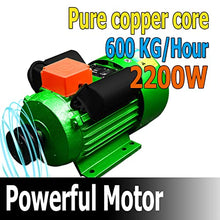 TXMACHINE® Lawn Mowers 800kg/h hay Cutter Machine with Miniature Circuit Breaker hay Cutter Silage Machine Electric Grass Cutter for Chaff,Corn Straw,Grass,Wheat Straw (with 2.2KW 220V Motor)