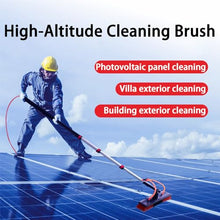 Window Cleaning Equipment with 55 cm Extended Brush Head, Photovoltaic Panel Cleaning Kit, 180°Flexible Rotate Brush Head, for Cleaning Solar Photovoltaic Panels,12m(39ft)