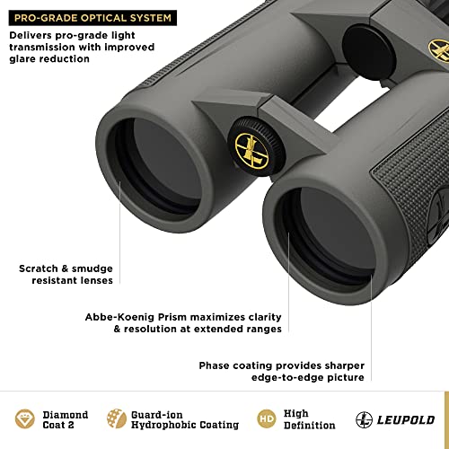 Leupold BX-5 Santiam HD Binoculars 8x42mm Shadow Gray