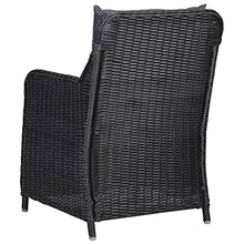 ZQQLVOO 7 Piece Patio Dining Set Black, Outdoor Patio Furniture Set, Garden Furniture Set, Poolside Lounge Furniture for Patio, Garden, and Poolside