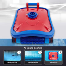 zcjysqav Pool Vacuum with Wall Climbing Capability and 18m Cord, Robotic Pool Cleaner, Pool Skimmer Robot, Ideal for Above Ground and Inground Pools