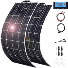1000 Watt Flexible Solar Panel, 2 × 500 Watt 12 Volt Solar Power Panel Kit