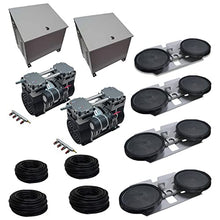 Pro Aeration MAX with Cabinets, Dual 1 HP, 5 Acres, 4 Diffusers, 400 Ft