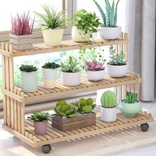 MIIKHI Desktop Plant Stand Wood Window Sill Plant Shelf Small Plant Rack Tiered Flower Rack Indoor Bookshelf Patio Garden Balcony Planter Holder Shoe Racks Shelf Office Plant Shelves with