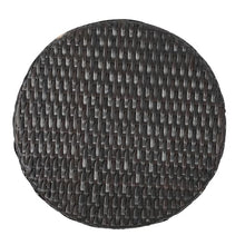 Outdoor Hourglass Side Table, Rattan Wicker End Table for Patio Use