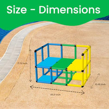 Funphix Kids Swimming Pool Platform Playset - Multi-Level Toddler Swim Platform