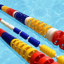 GRRICEPL Swimming Pool Safety Divider Rope, Swimming Pool Float Line, Preassembled Pool Rope, for Effective Visibility (Color : 9cm/Multi-Colored-A, Size : 10m)