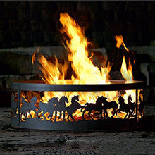 P&D Metal Works Mustangs Fire Ring Size: Medium