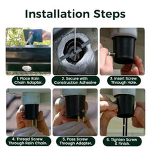 WAHHWF Rain Chain for Gutters, Decorating Downspout Alternative