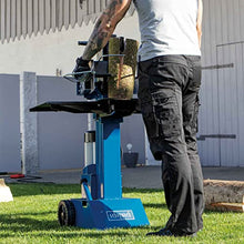Scheppach Wood Splitter HL810 | 400 V Connection - 3500 W Power | Hydraulic Splitter Standing | Gap Length 550 mm | Gap Diameter 300 mm | 8 Tonnes Splitting Force | Firewood Splitter with Vario Gap