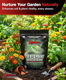 Versity Bacillus Blend | Beneficial Bacteria Root Inoculant for Plants | Supports Strong Root Growth, Nutrient Uptake & Fertilizer Efficiency | Use in Soil, Coco & Hydroponics (4 lb)