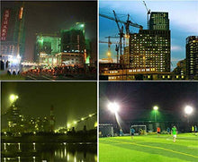 ZGHD Home Floodlight, High Power Tower Crane Super Bright Projection Light Tunnel Waterproof Safety Lamp IP66/65, Rechargeable Work Light (Size:600W)