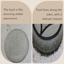 zktoermn Handcrafted Non-Slips Garden Stepping Stones, Weather-Resistant Cement Pavers for Patio Lawn Walkway, Retro Oriental Style(54.5x54.5cm)