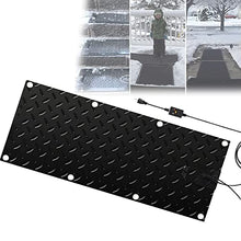 Snow Melting Mat, Residential Snow Melting Heated Walkway Mat, Ice and Snow Melting Mats w/Power Cord, Slip-Proof, Melts 2 in o of Snow Per Hour,20 * 30inch(50.8 * 76.2cm)