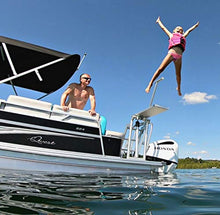 Lillipad Diving Board Pack - Includes Board, Under Mount or Ghost Mount, and Upgraded SEADEK Foam Surface Black Powdercoat Dark Grey Undermount