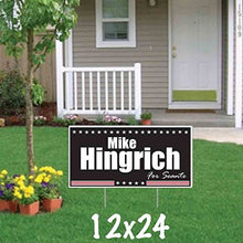 VictoryStore Custom Political Yard Sign 18x24 2-Sided Print with 2 Stakes - Political_7