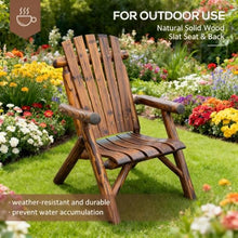 Seeheool Double Adirondack Chair Loveseat,Double Wooden Adirondack Chair with Ice Bucket,Outdoor Loveseat with High Backrest