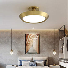 AMAZWI Lamp Bedroom Lamp Ceiling Lamp Simple Modern Led Master Bedroom Lamp Round Personality Room Lighting (Color : D)